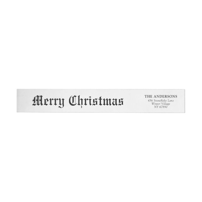Elegante moderne Zeitung frohe Weihnachten (Person)