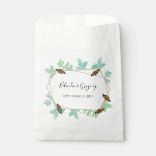 Elegante Monarch Butterfly Wedding Geschenktütchen