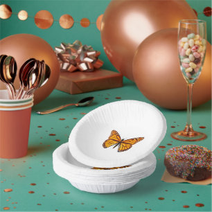 Elegante Monarchfalter-Party Pappteller
