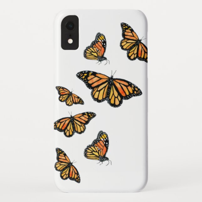 Elegante Monarchschmetterlinge Case-Mate iPhone Hülle (Rückseite)