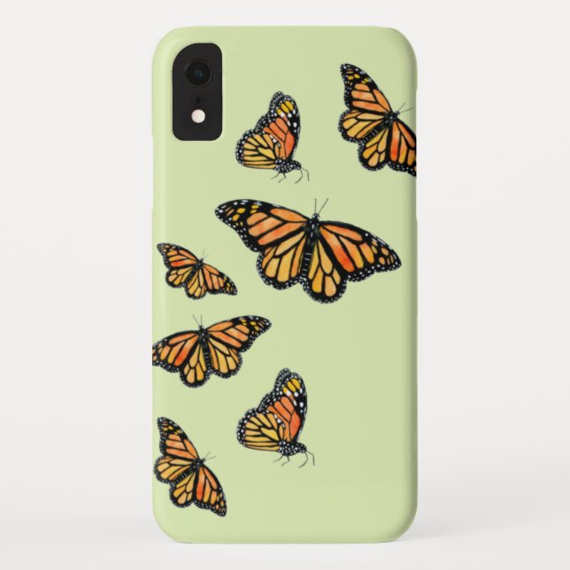 Elegante Monarchschmetterlinge Case-Mate iPhone Hülle (Rückseite)
