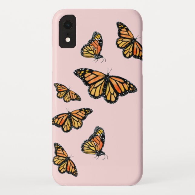 Elegante Monarchschmetterlinge Natur Case-Mate iPh Case-Mate iPhone Hülle (Rückseite)
