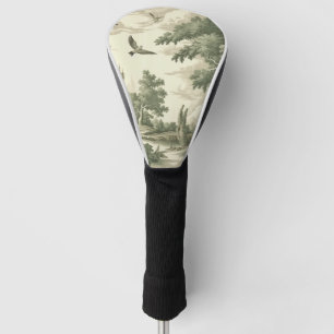 Elegante Monochrom-Toile - Dorf & Ballon Golf Headcover