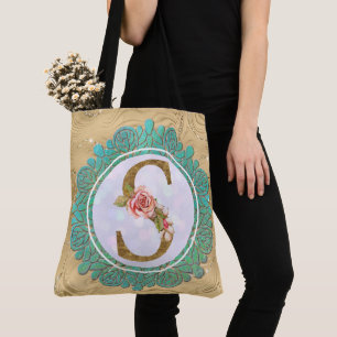 Elegante Monogram Anfangsbuchstaben mit Mandala