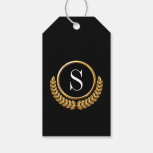 Elegante Monogram-Geschenktags Geschenkanhänger