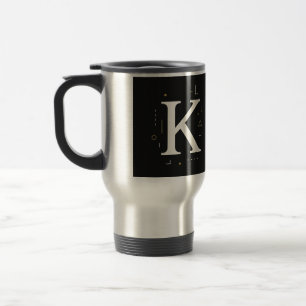 "Elegante Monogram K Tasse - Personalisierter Kaff