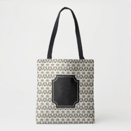 Elegante Monogram Tote Bag