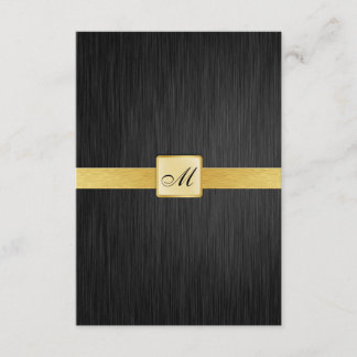 Elegante Monogram Wedding RSVP Card