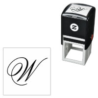 Elegante Monogramm-Briefmarke