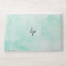Elegante Monogramm-Marmorstein-Laptop-Hülle