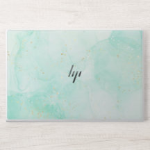Elegante Monogramm-Marmorstein-Laptop-Hülle