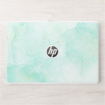 Elegante Monogramm-Marmorstein-Laptop-Hülle