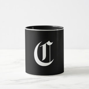 Elegante Monogramm-Vorlage Tasse