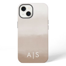 Elegante monogrammierte Anfangsbuchstaben Pilzbrau