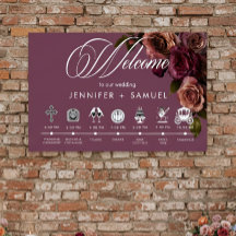 Elegante Moody Soft Rust Burgund Reihenfolge der E