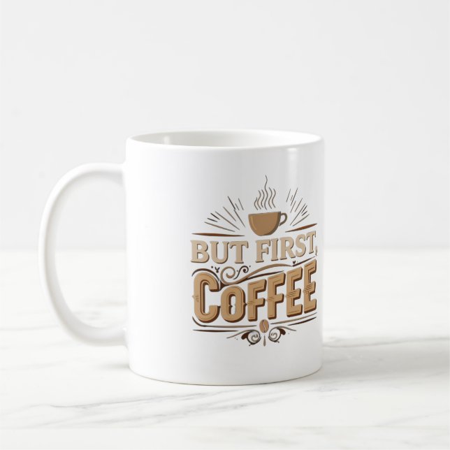 Elegante Morning Brew - Tasse des klassischen Kaff (Links)