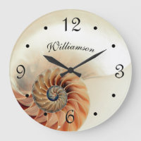 Elegante Muschel-Beige-Familienname Küstenstil