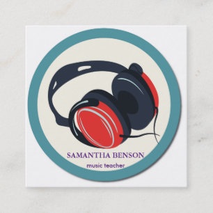 Elegante Musician Visitenkarte mit Musiknote