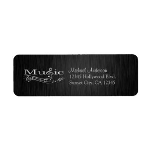 Elegante Musik ist Lebenschwarz- und