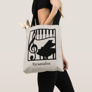 Elegante Musik Klavier Keyboard Notenschlüssel Sty