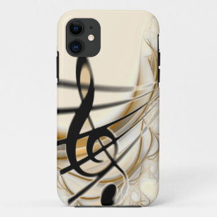 Elegante musikalische Note iPhone 11 Hülle