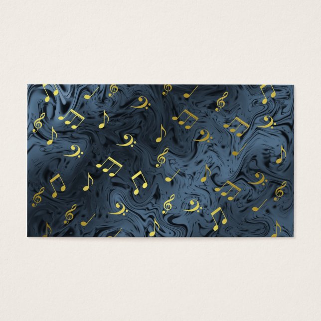 elegante Musiknoten (Vorderseite)