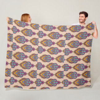 Elegante Muster-Fleece-Wurfdecke Fleecedecke