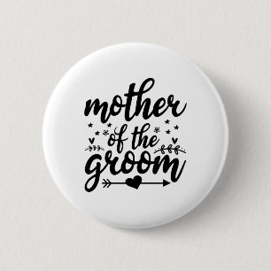 Elegante Mutter der Groom-Hochzeitsheirat-Mama Button