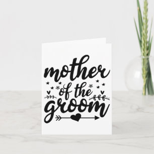 Elegante Mutter der Groom-Hochzeitsheirat-Mama Karte