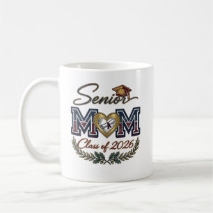 Elegante Mutter eines Seniors, Abschlussjahrgang 2 Kaffeetasse