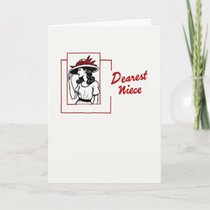 Elegante Mutter Illustrationskarte Karte