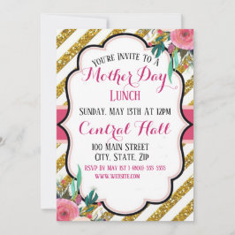 Elegante Muttertagskarte Einladung
