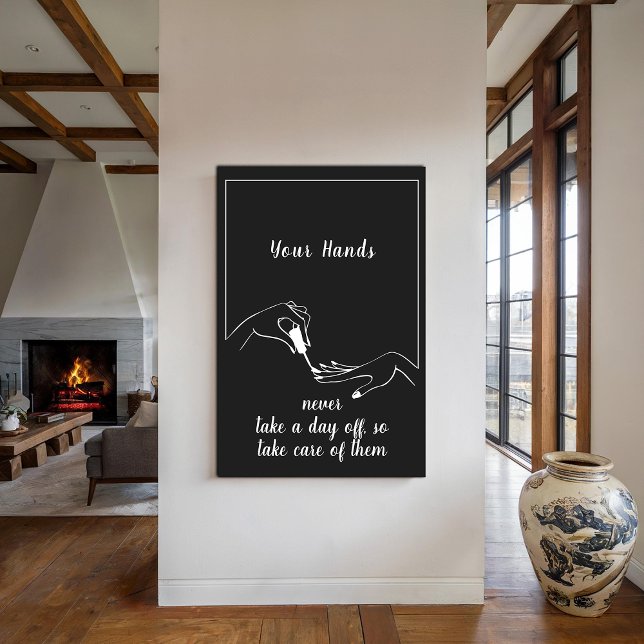Elegante Nagelstudio-Wandkunst Poster (Von Creator hochgeladen)