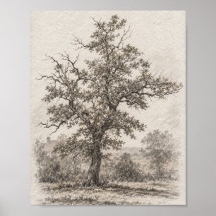 Elegante Natur Statement Wandkunst Poster