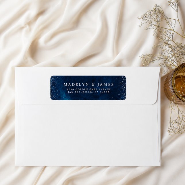 Elegante Navy-Blau-Silber-Glitter-Hochzeit (Von Creator hochgeladen)