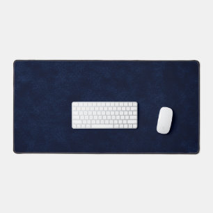 Elegante Navy-Samt-Schreibtischmatte Schutzpad Bür Schreibtischunterlage
