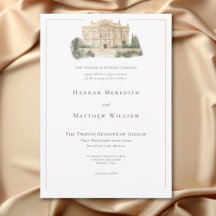 Elegante neoklassische Vintage Szenen Hochzeit