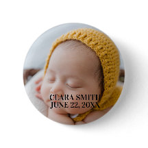 Elegante neue Babyankündigung