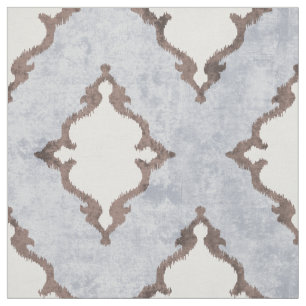 elegante, neutrale, beige-Damast-Tribal-Muster Stoff
