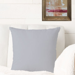 Elegante neutrale, graue Solid Color Schlicht Kissen