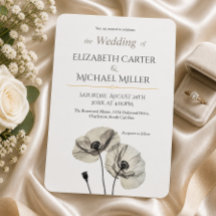 Elegante neutrale Mohn-Hochzeits-Minimalist-Suite