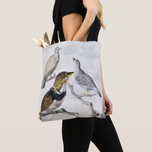 Elegante neutrale Ton Vögel auf Ast Kunst