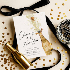 Elegante New Year-Party Einladung