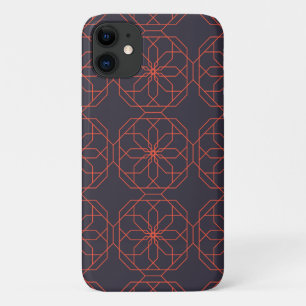 Elegante, niedliche, einfache geometrische Blume Case-Mate iPhone Hülle