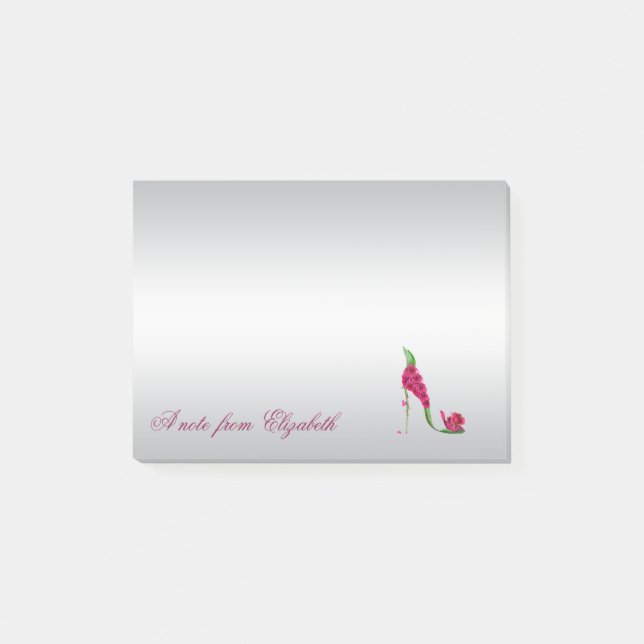 Elegante Niedliche Girly Stylish ,High Heels Post-it Klebezettel (Vorderseite)
