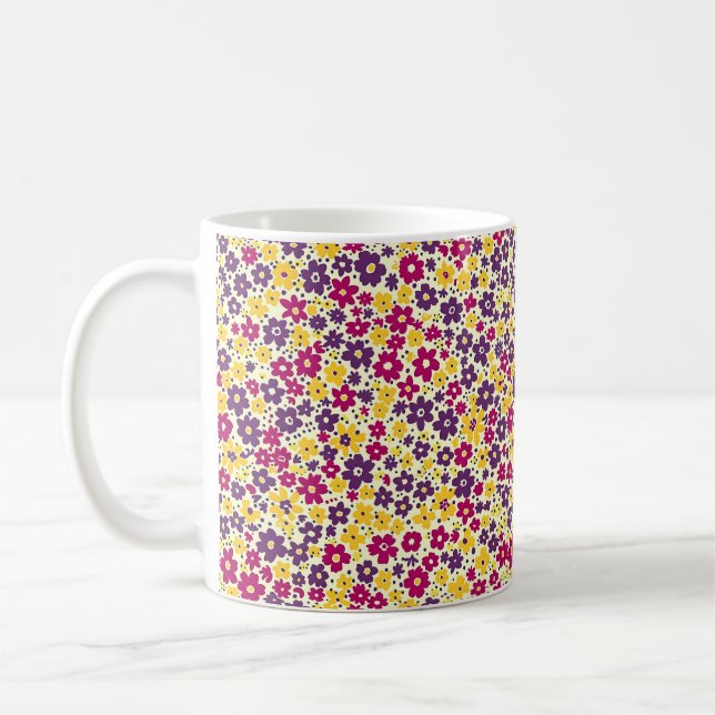 Elegante Niedliche, raffinierte, schicke Romantisc Kaffeetasse (Links)