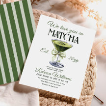 Elegante Olive Bow Liebe Sie So Matcha Baby Dusche
