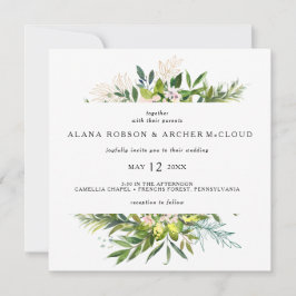 Elegante Olivenhaine Einladung