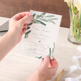 Elegante Olivenzweig-Grün für die Hochzeit
