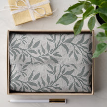 Elegante Olivgrüne Botanische Blattrebe